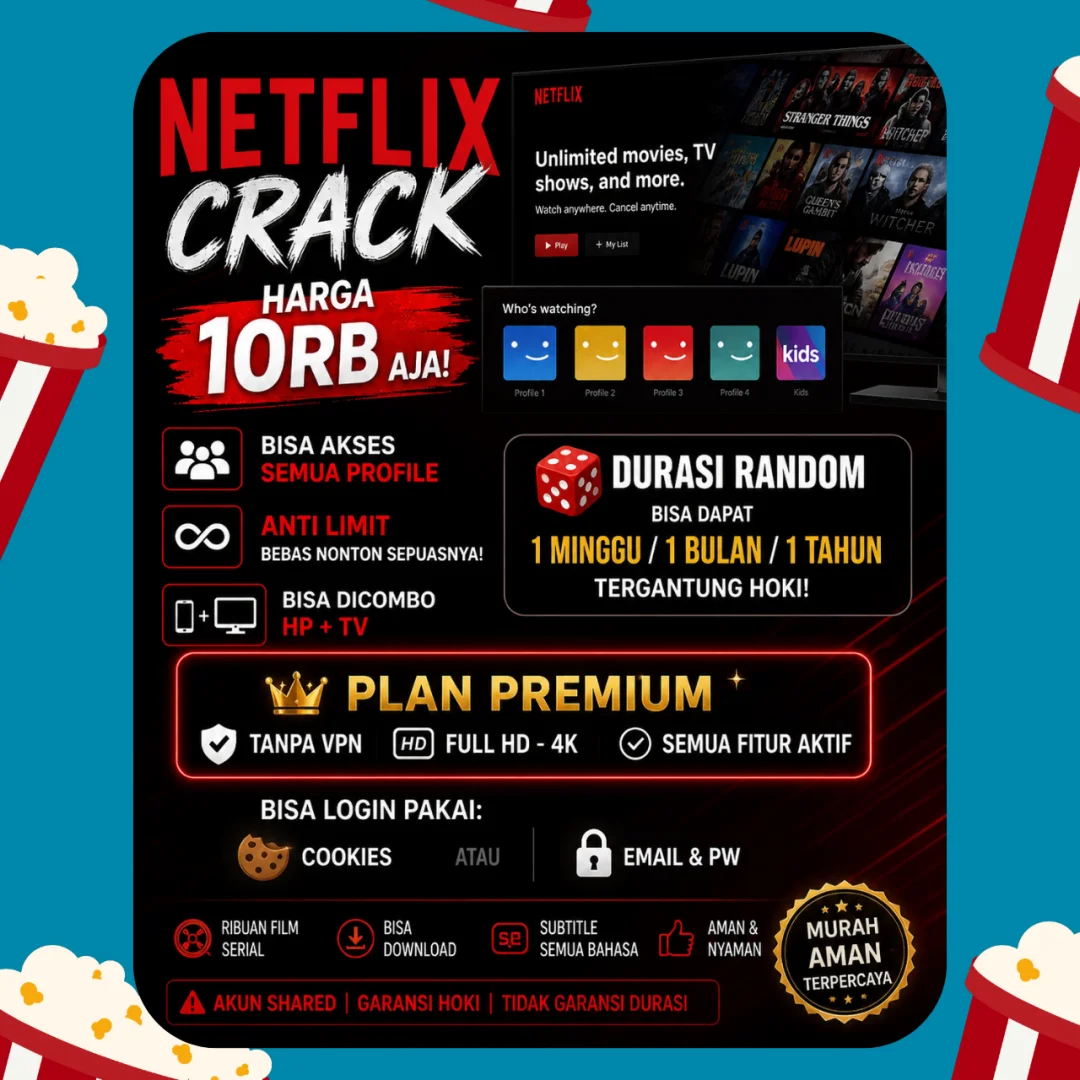 NETFLIX CRACK - MURAH 10rb aja!