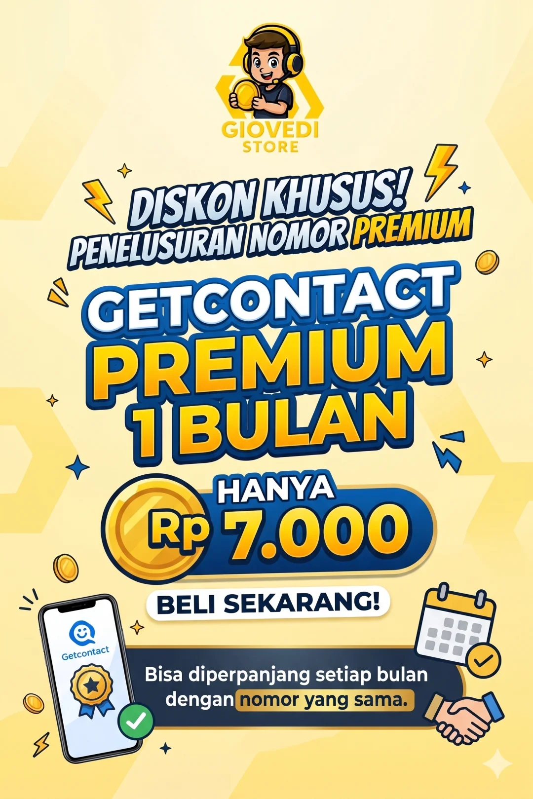 GET CONTACT PREMIUM 1 BULAN