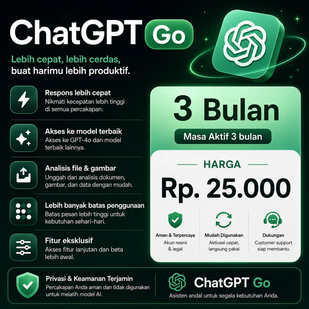 CHATGPT GO 3 BULAN