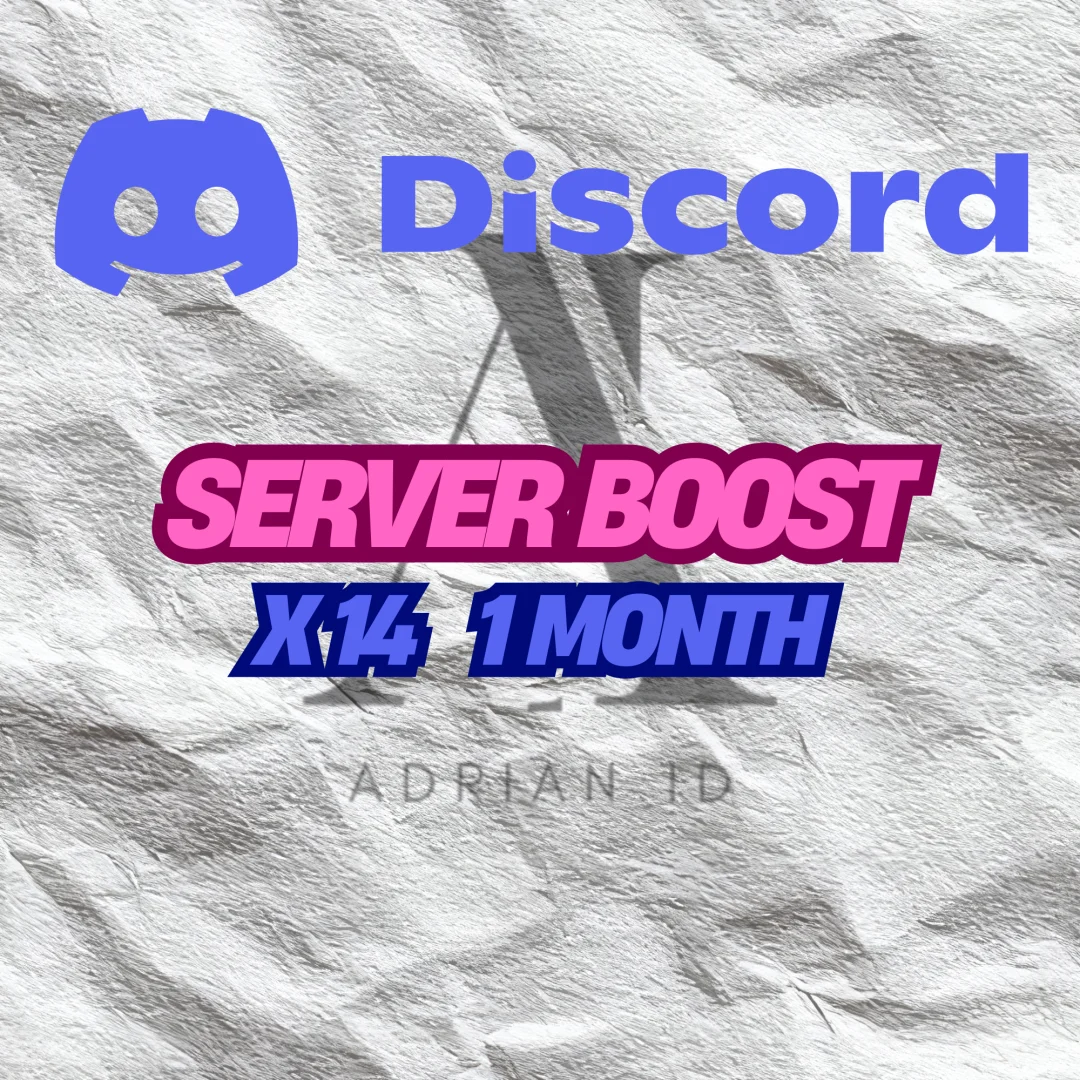 SERVER BOOST DISCORD X 14 - 1 MONTH