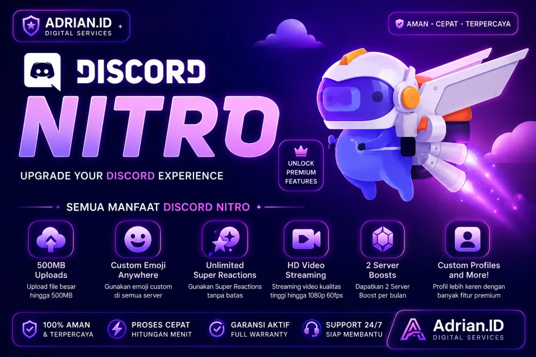 DISCORD - NITRO TRIAL 1 MONTH SUBSCRIPTION