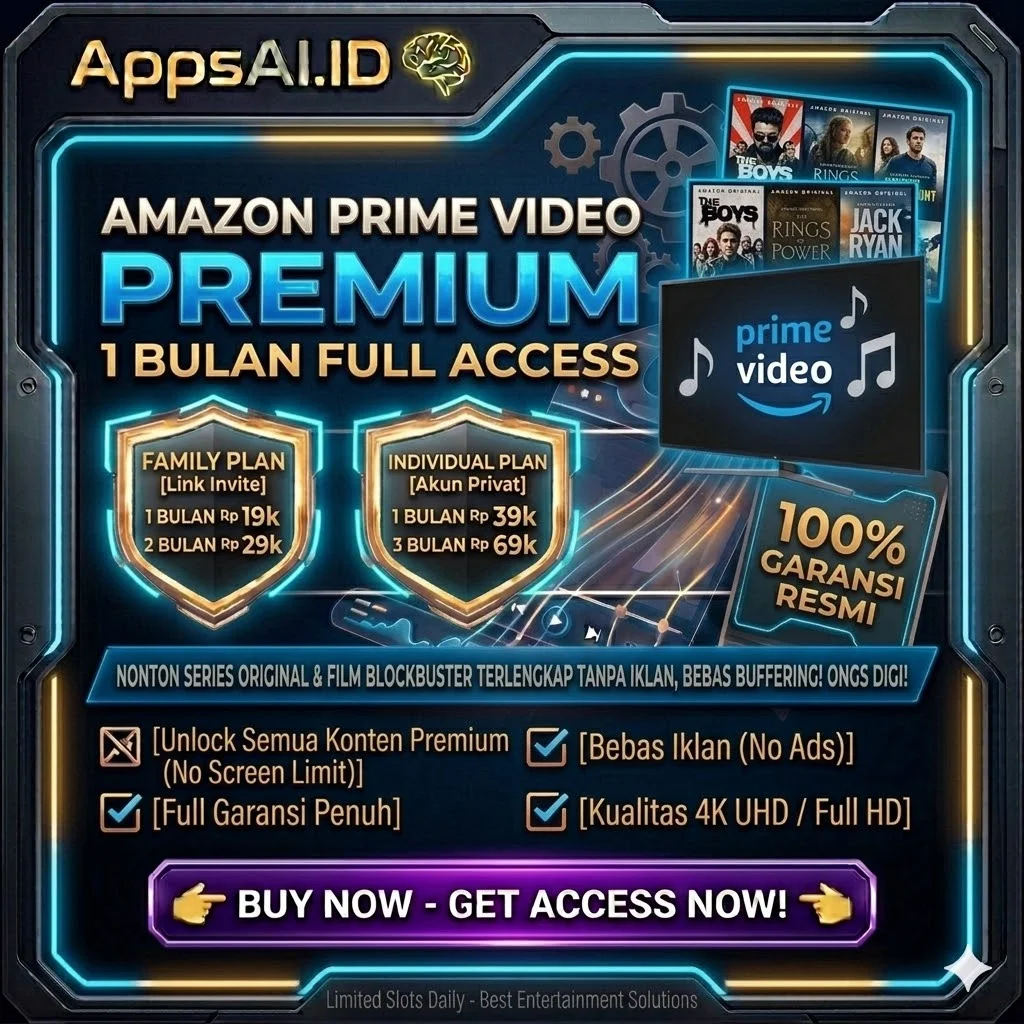 AMAZON PRIME VIDEO PREMIUM 1 BULAN FULL ACCESS UNLOCK SERIES ORIGINAL [PROSES INSTAN]