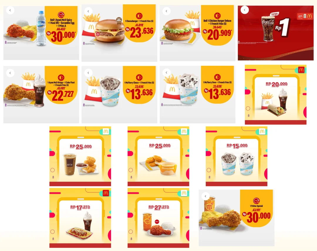 Inject Voucher Mekdi/McD/Mcdonald