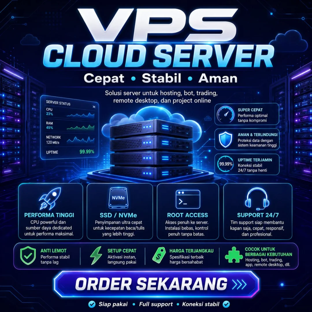 VPS HARIAN | BERAGAM PILIHAN LOKASI SERVER