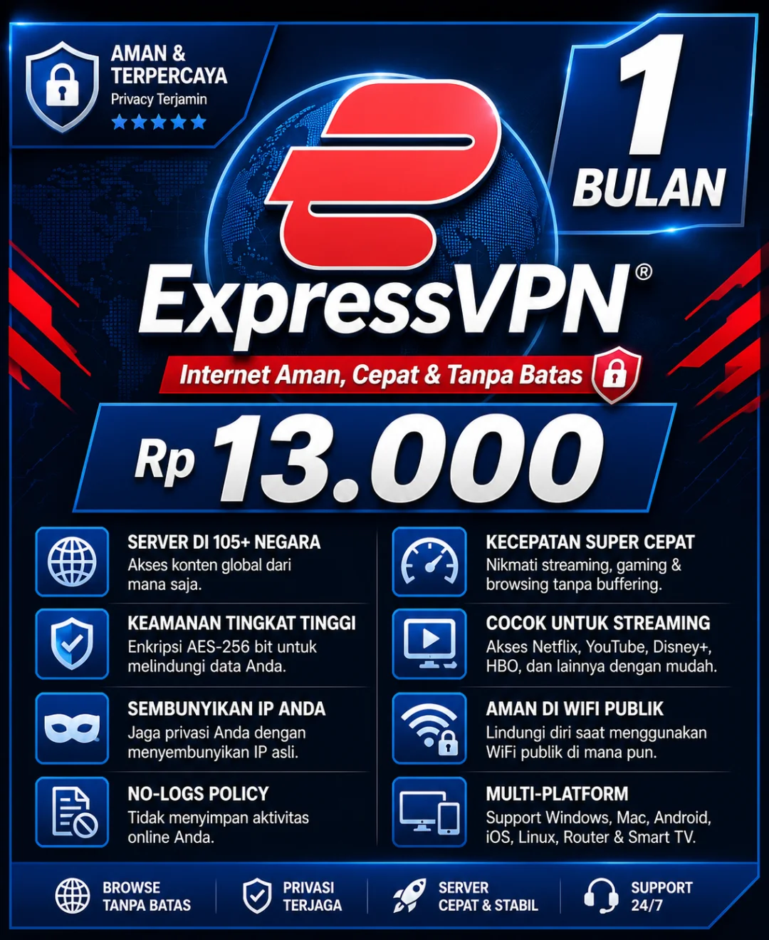 VPN EXPRESS 1 BULAN