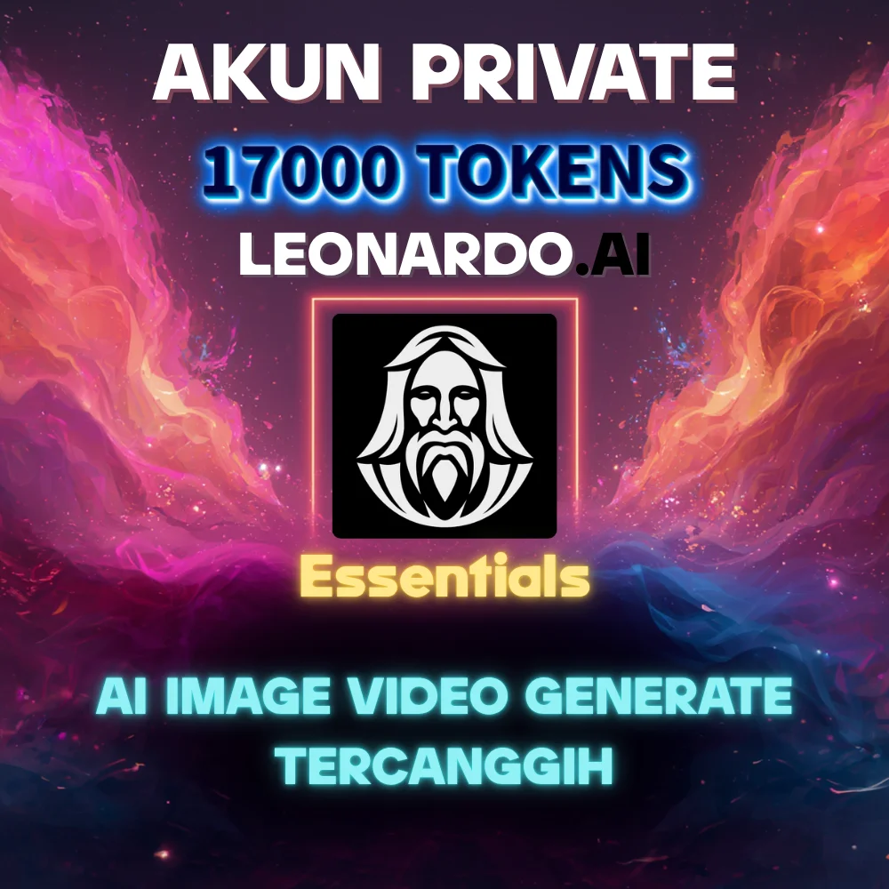 Leonardo AI 17000 Tokens Essentials Premium Akun Private