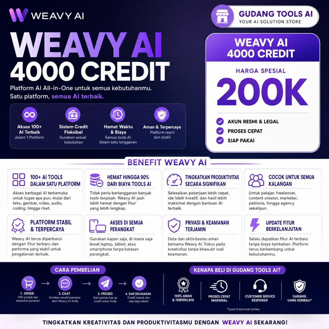 Weavy AI 3000 Credit