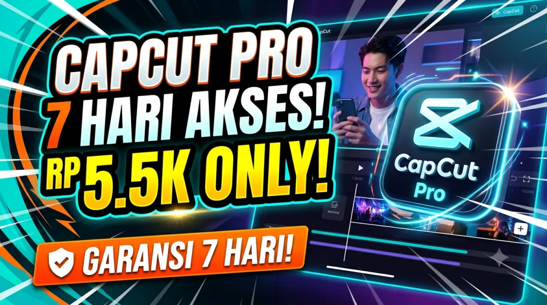 AKUN|LINK CAPCUT PRO INDI 7D