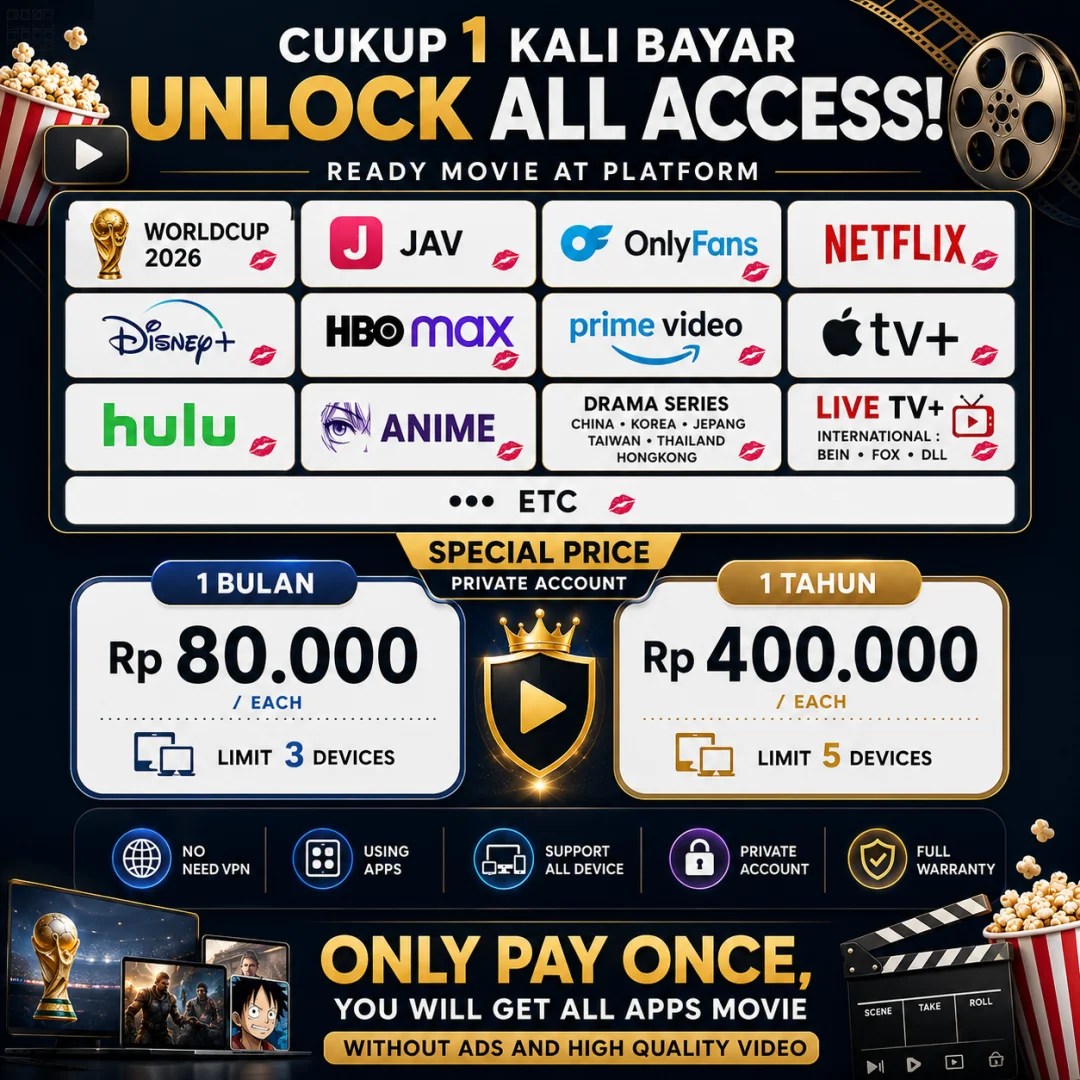 🔥 AIO LEGAL / BISA PILDUN / BISA ONLYFANS DLL - [All-in-One Streaming]