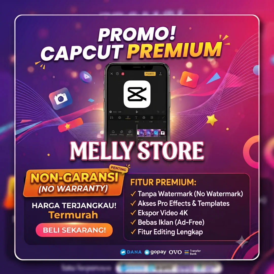 CAPCUT PRO TERMURAH