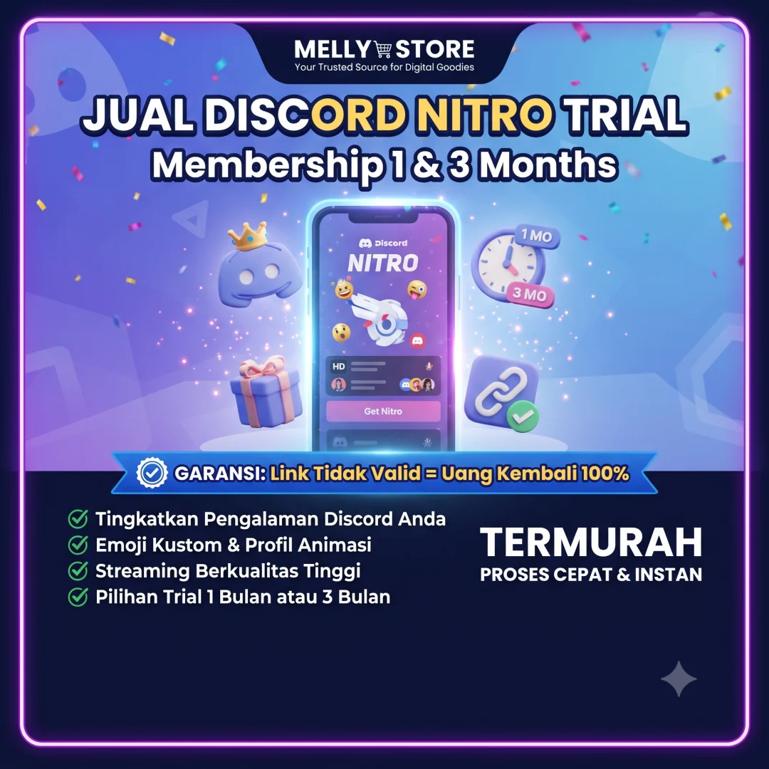 Discord Nitro Membership 1/3 Months Trial