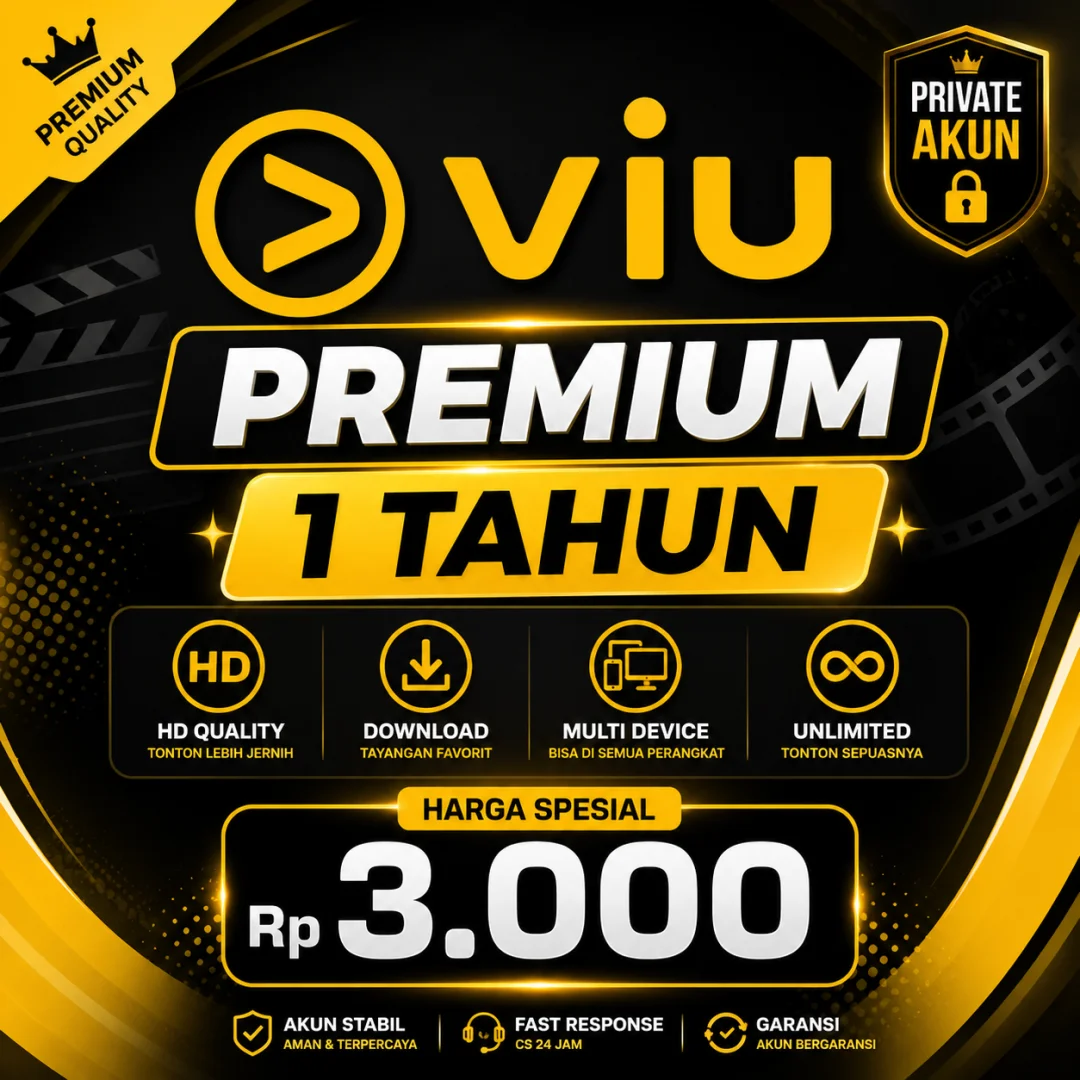 VIU 1 TAHUN PRIVATE AKUN