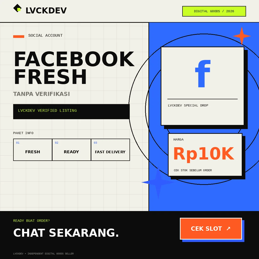 Facebook Fresh No Verif