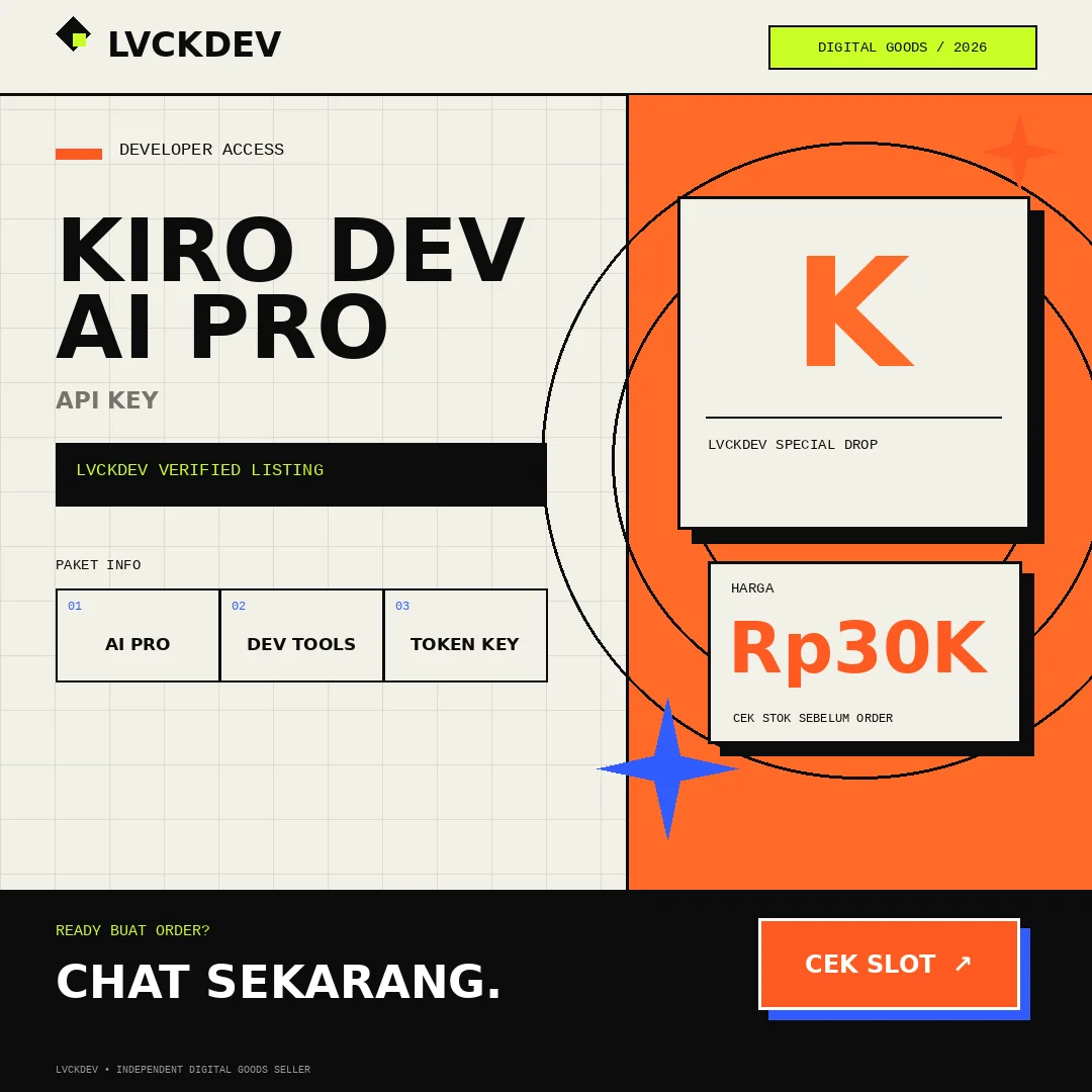 Kiro DEV AI PRO (API TOKEN KEY)