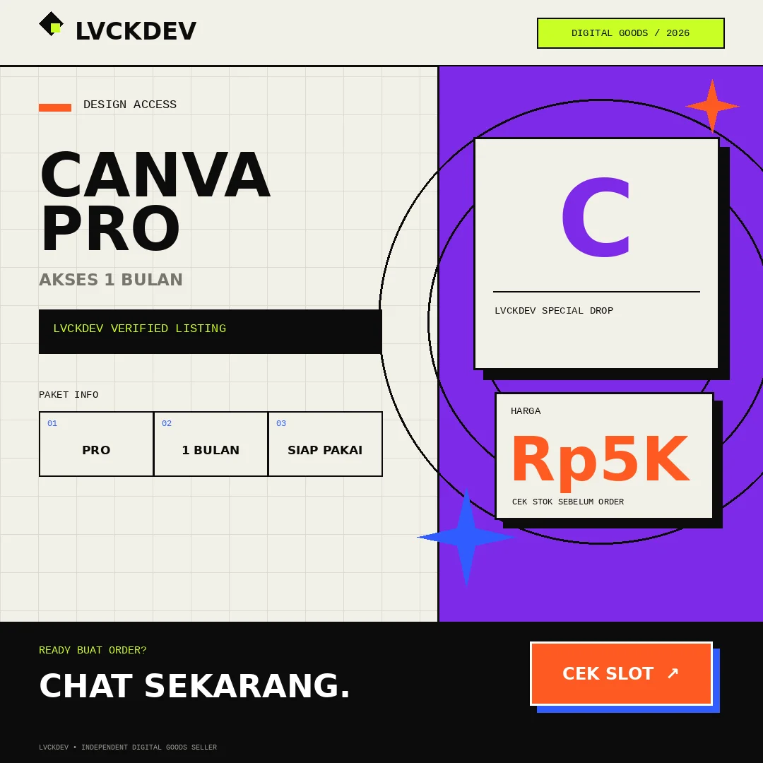 Canva Pro 1 BULAN