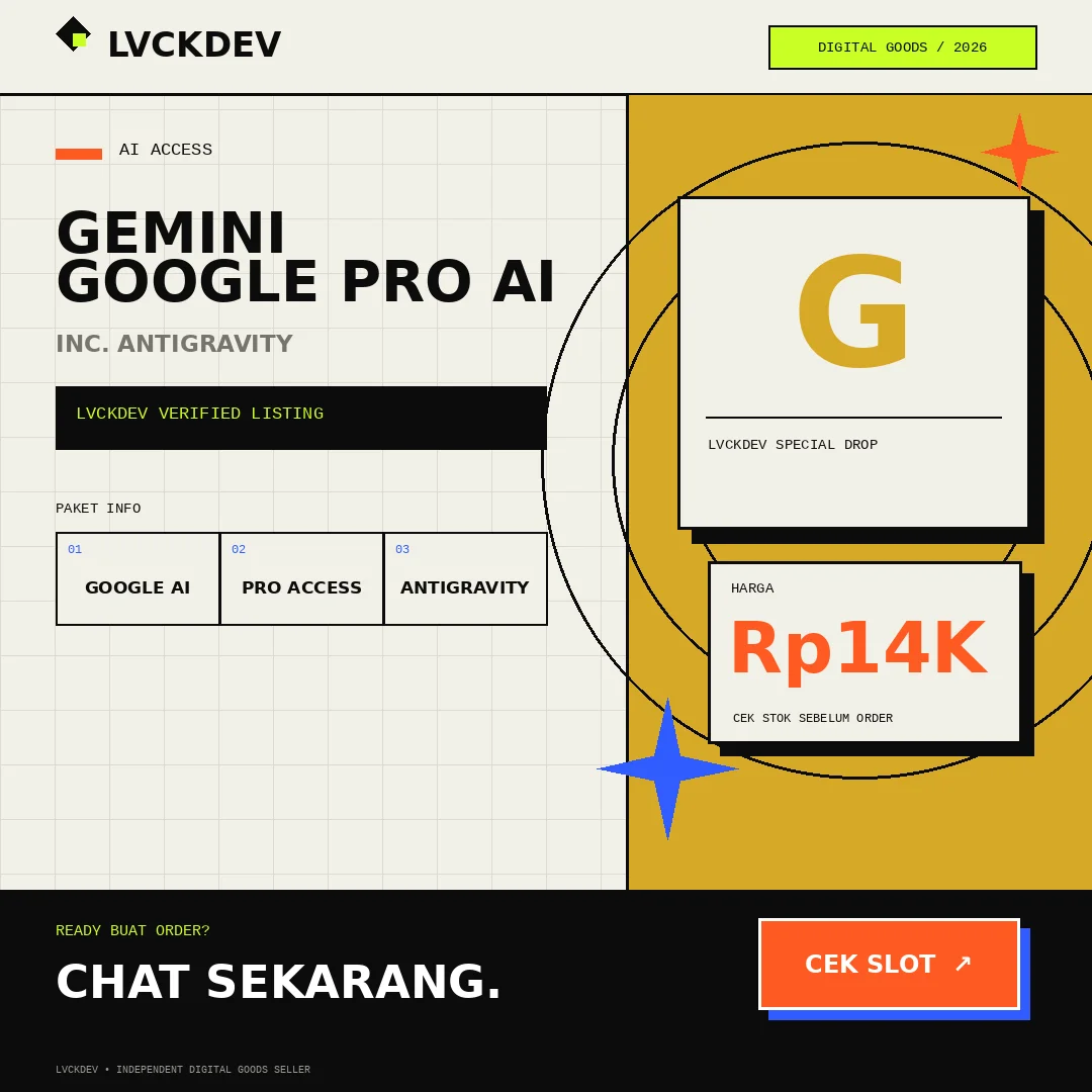 Gemini Google Pro AI (inc. AntiGravity)