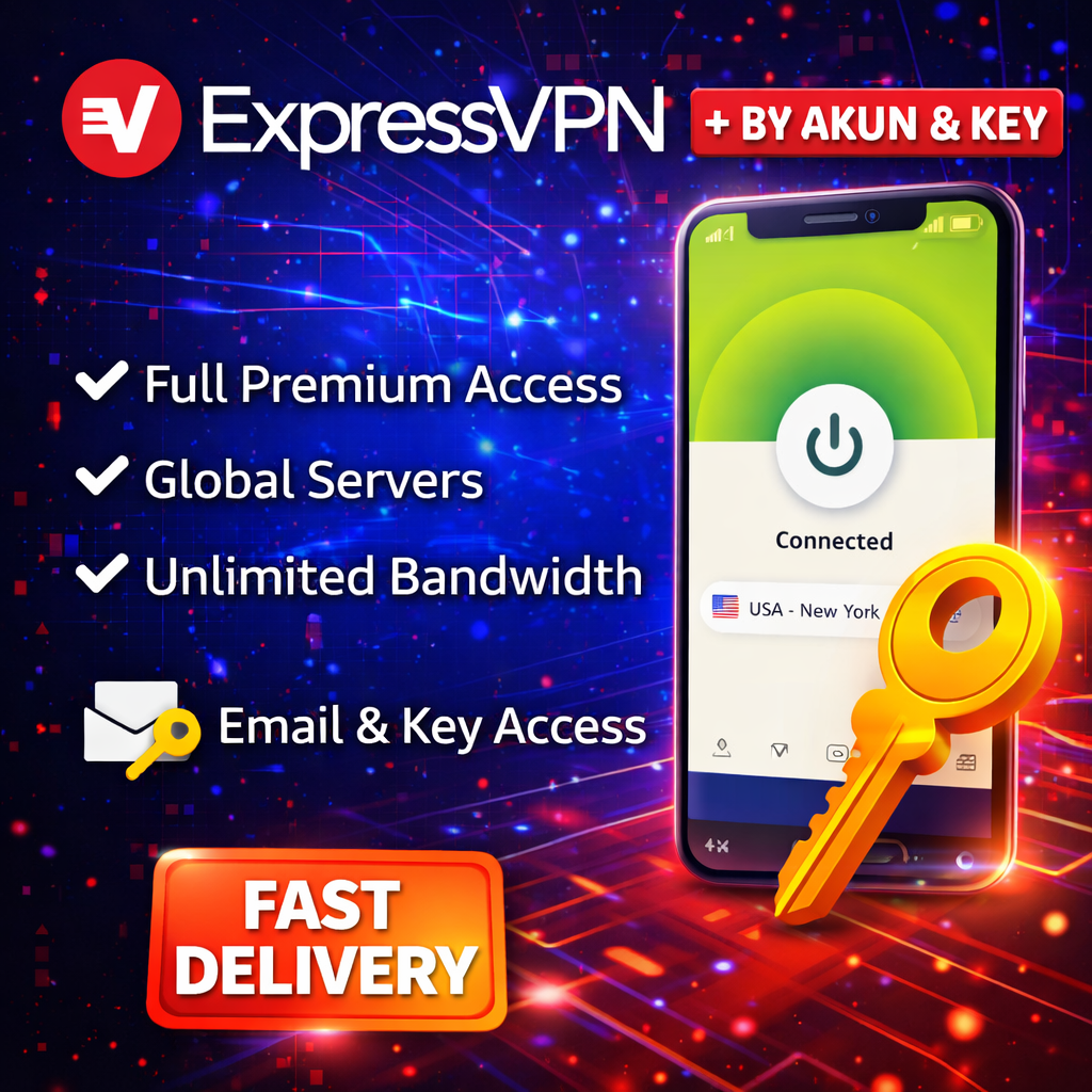 Express VPN Premium Murah | Akun & Key | Unlimited | Anti Blokir