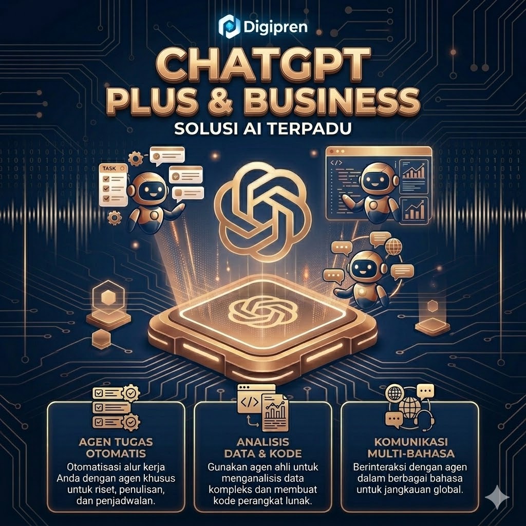 Chatgpt Plus dan Business 1 bulan
