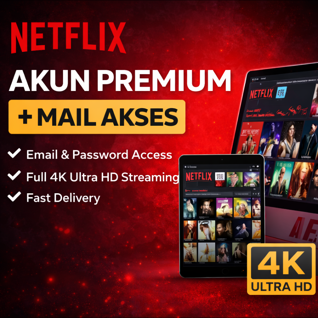 Netflix USA + Email Access | 4K Ultra HD | Full Access | No VPN