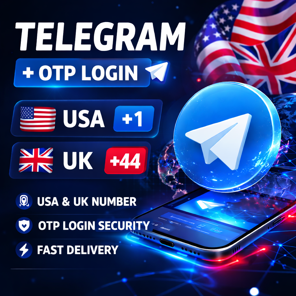 Telegram Account USA +1 | UK +44 | Umur 3+ Hari | Anti Banned | Full Access