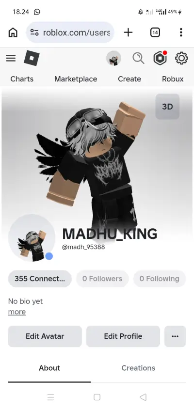 Akun Roblox Avatar Uncheck