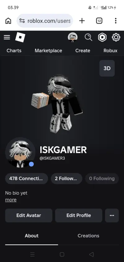 Akun Roblox Avatar Uncheck