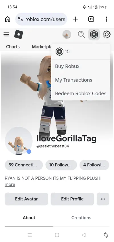 Akun Roblox Avatar Uncheck