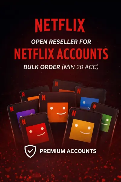 Netflix Acc Bulk Order for resell