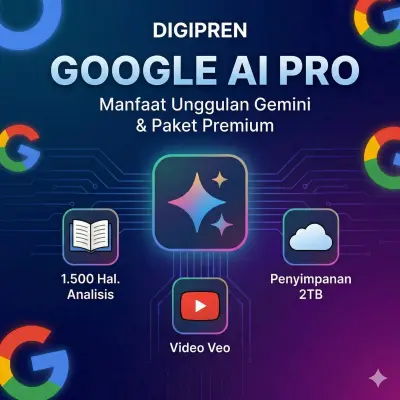 Google AI Pro 1 Tahun pixel (Gemini Pro)