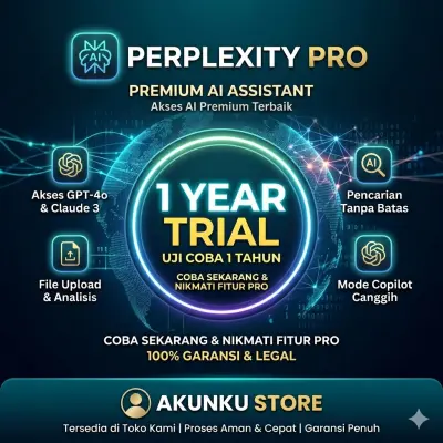 Perplexity PRO - 1 Year TRIAL Subscription PERPLEXITY