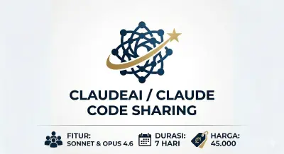 Claude AI / Claude Code Sharing Full Garansi