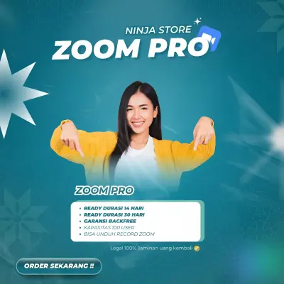 ZOOM MEETING PRO - 14 & 30 HARI