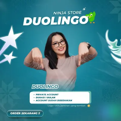 DUOLINGO - 1 BULAN PRIVATE