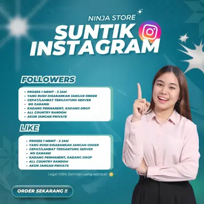 JASA SUNTIK FOLLOWERS IG