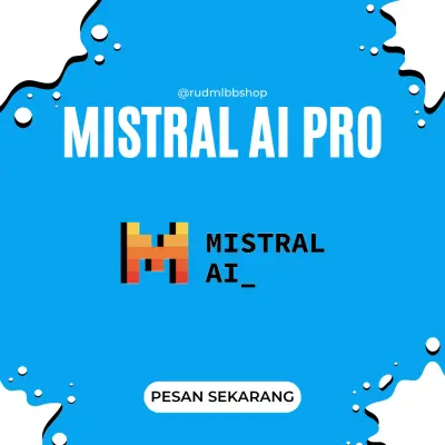 Mistral AI Pro (1 Tahun)