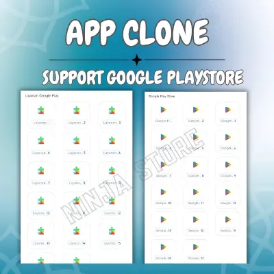 APP CLONE SUPPORT GOOGLE PLAY STORE
