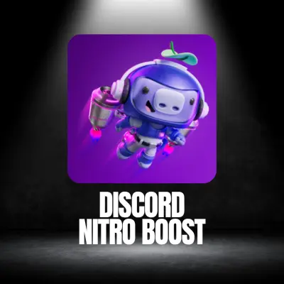 Discord Nitro Boost Promotion Via Login Via Gift Via VCC 1 Bulan 3 Bulan 1 Tahun