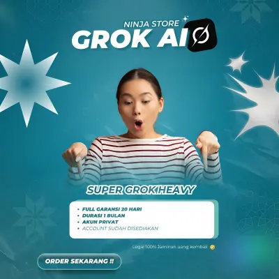 GROK SUPERGROK - 1 BULAN - PRIVATE FULL GARANSI