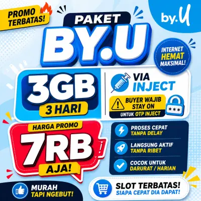 🔥 PROMO PAKET BY.U MURAH