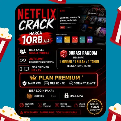 NETFLIX CRACK - MURAH 10rb aja!