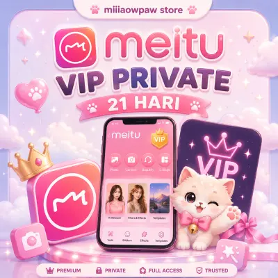 Meitu VIP Private | 21 Days | Full Access | Photo & Video Editor