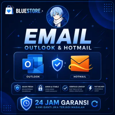 EMAIL OUTLOOK & HOTMAIL |GARANSI 24 JAM