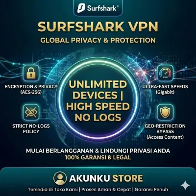 Surfshark VPN Unlimited Devices 2Bulan