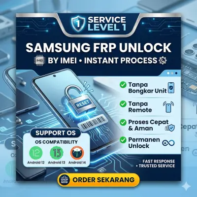 FRP SAMSUNG BY IMEI LEVEL 1