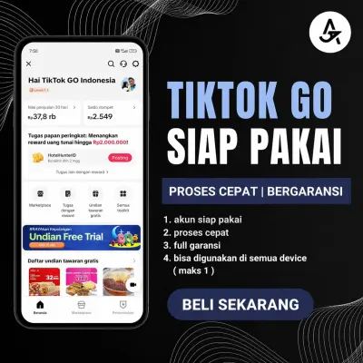 AKUN TIKTOK GO SIAP PAKAI