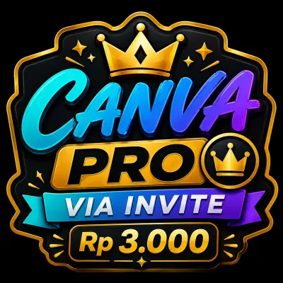 CANVA PRO 1 BULAN VIA INVITE