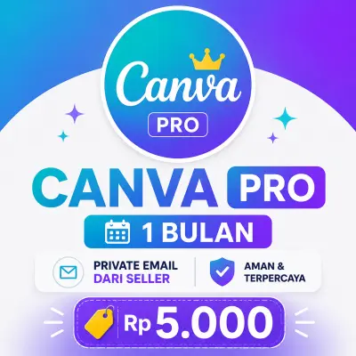 CANVA PRO 1 BULAN PRIVATE