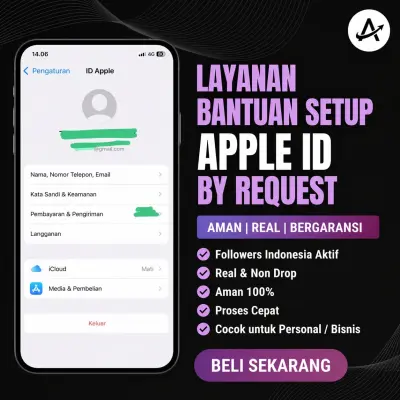 JASA PEMBUATAN AKUN ID APPLE