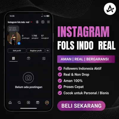 AKUN IG 1K FOL REAL NO SUNTIK