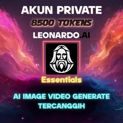 Leonardo AI 8500 Tokens Essentials Premium Akun Private